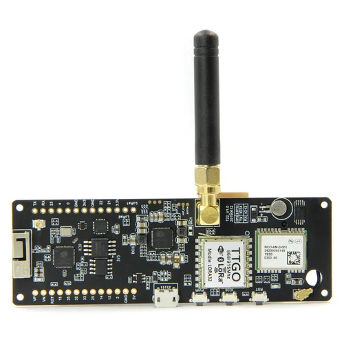 LILYGO®TTGO Т-образной балки V1.0 ESP32 433/868/915/923 МГц Wi-Fi Беспроводной Bluetooth модуль gps NEO-6M SMA LORA 32 18650 Батарея держатель - Цвет: 868Mhz