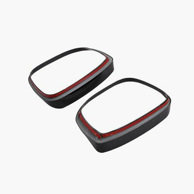 Углеродное волокно зеркало заднего вида Дождь Крышка для бровей Накладка Mazda CX 5