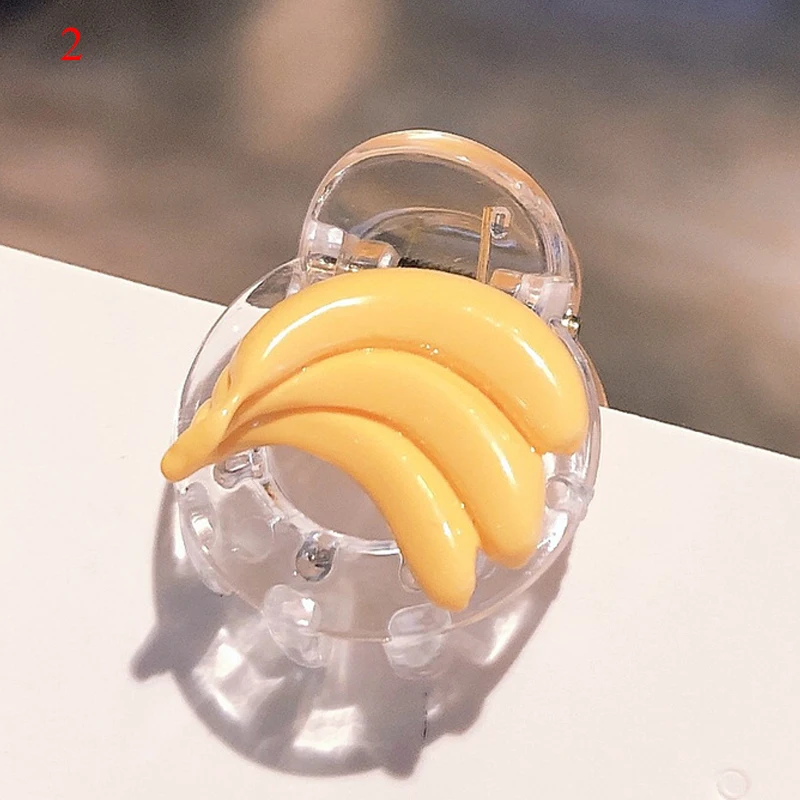 Новые милые модные заколки для волос девочек и женщин прозрачные мини в виде