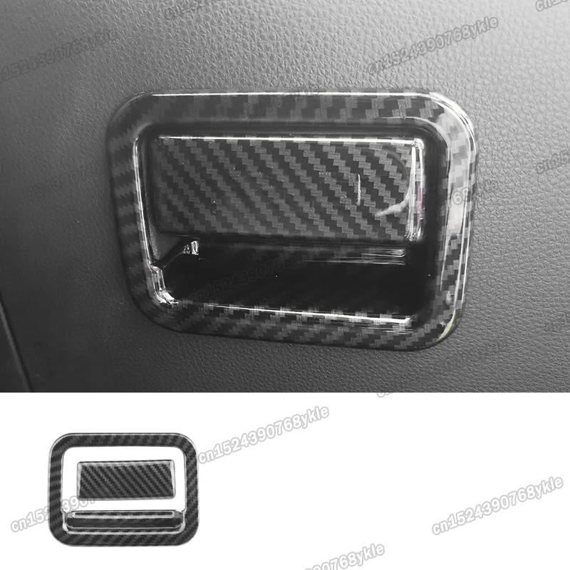 

Карбоновый ящик для хранения автомобильной приборной панели с ручками для Toyota RAV4 2019 2020 2021 2022, аксессуары для салона Xa50