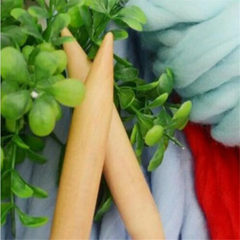 20 мм деревянная круглая бамбуковая игла для вязания исданская шерсть сделай сам