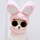 Головной убор для домашних животных милая кошка тедди праздничный наряд головной убор с изображением судьбы удачи головной убор парик кошка головной убор шляпа