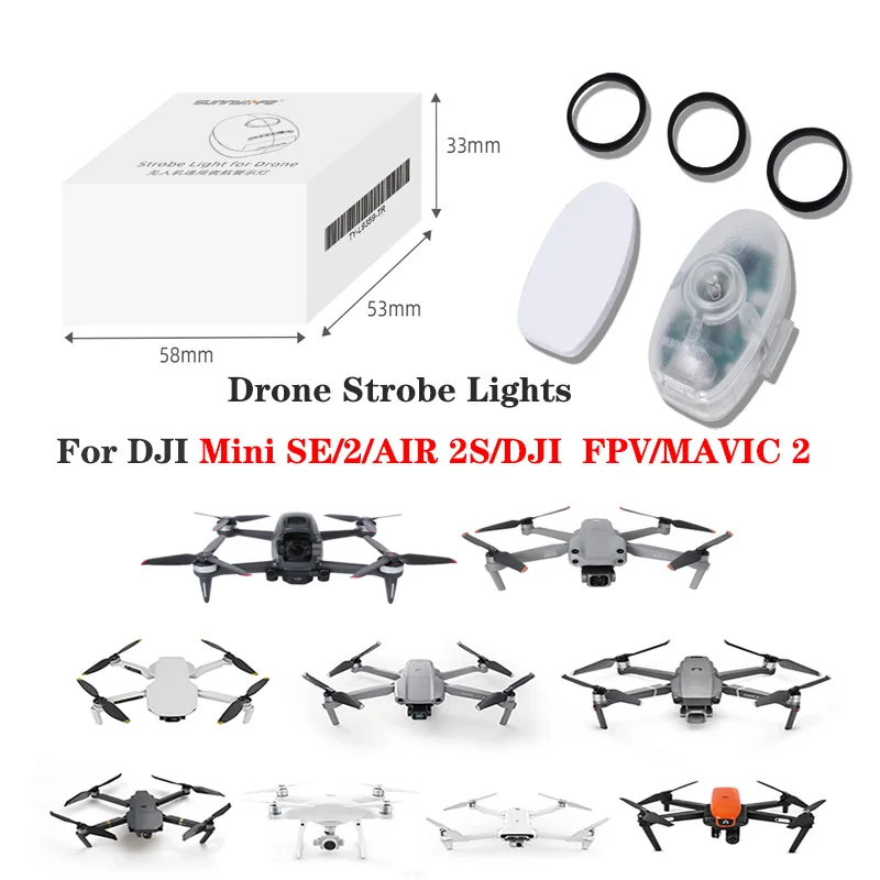 Новинка стробоскоп для дрона DJI Mini 3 pro /2/AIR 2S/DJI FPV/MAVIC 2 защита от столкновений