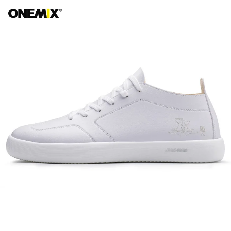 ONEMIX/Новинка Мужская обувь для скейтбординга Легкие кожаные кроссовки на