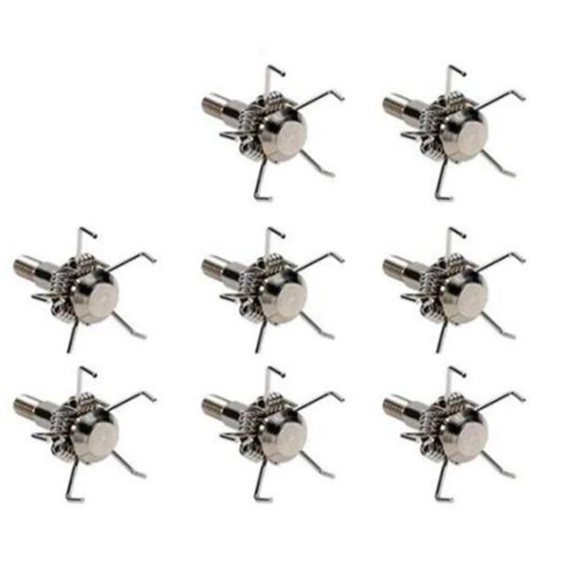 

8 шт., универсальный упор для дзюдо точек Нержавеющая сталь широких зазубренных наконечника для приготовления пищи на воздухе стрельба из л...