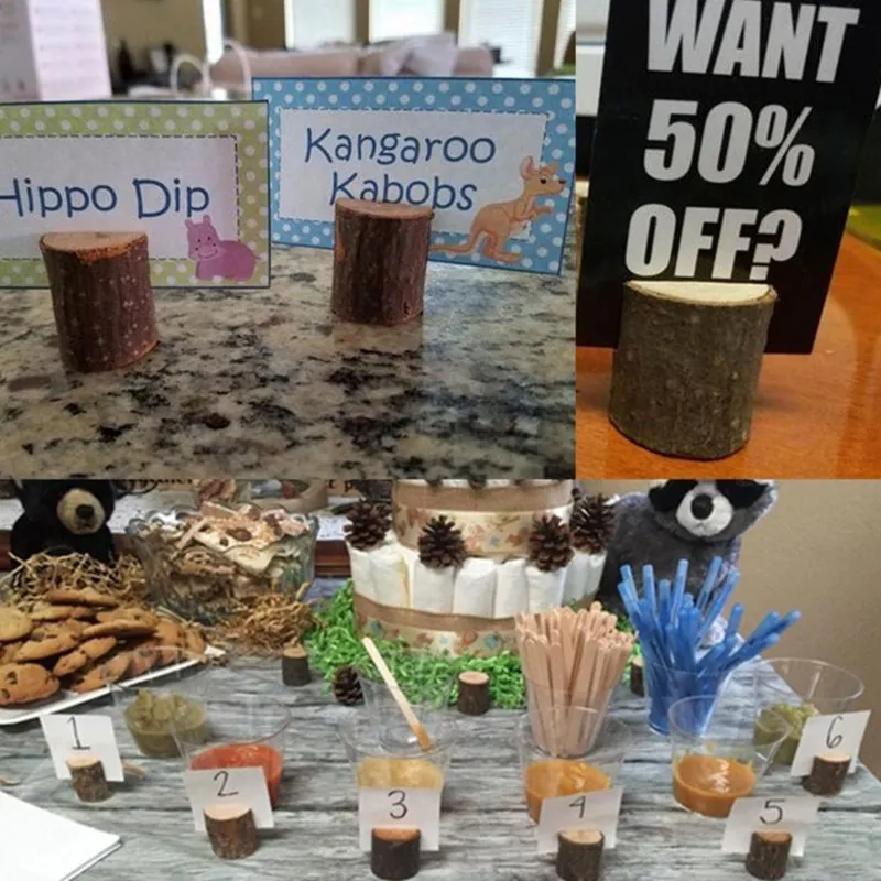 Украшения для фотографий зажим заметок памятка место пень деревенский