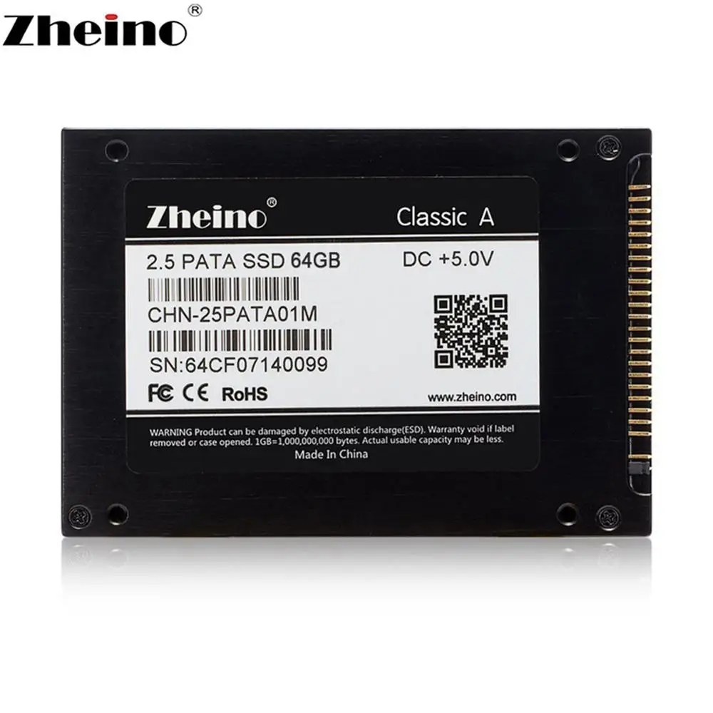 Zheino 2 5 дюймов 44PIN IDE PATA 16 ГБ 32 64 128 Гб SSD внутренний жесткий диск 2D MLC для ноутбука