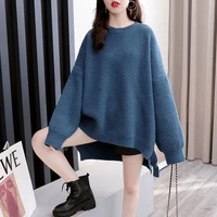chic streetwear sweater womens casual autumn winter knitted jumper fashion loose knitwear pullovers 2022 l22