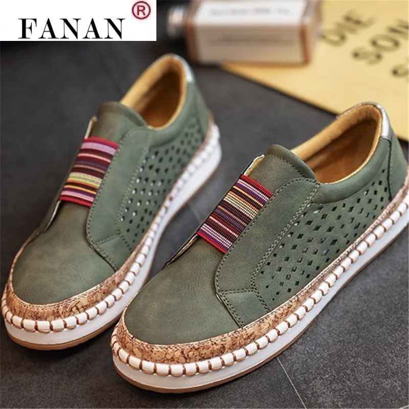 

Platform Women's Shoes 2021 Spring New Fashion Elastic Band Outdoor Comfortable Light Flat Shoes Low-heeled Casual Loafers Shoes