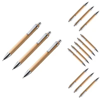 100 pcslot bamboo ballpoint pen stylus contact pen office school supplies pens writing supplies gifts