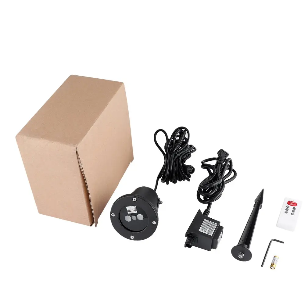 Открытый водонепроницаемый двойной цветной Ландшафтный лазерный светильник