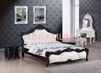 europe and america genuine leather bed frame modern soft beds home bedroom furniture cama muebles de dormitorio camas quarto