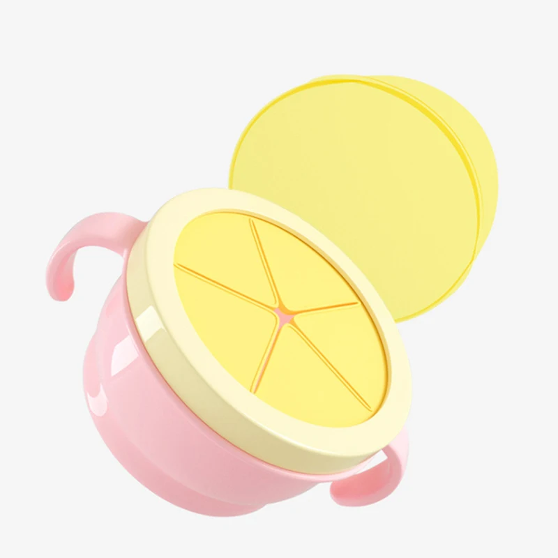 

Children Snack Food Storage Container Box With Portable Lid Baby Food Storage Box Snack Bowl Leaked Soft Silicone Baby