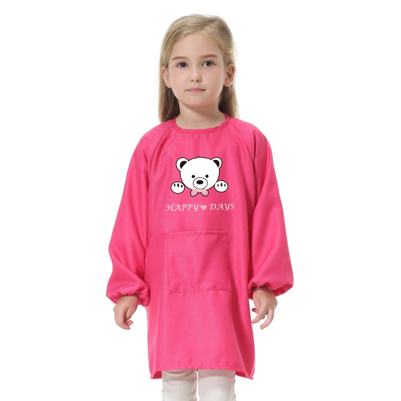 Детская непромокаемая одежда из полиэстера с длинными рукавами для детского