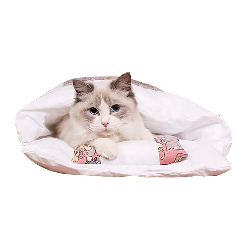 

Winter Japanese-style Pet Nest Warmly Filled with High-quality Cotton Dog Bed Sleeping for Large Medium and Small Dogs/Cats Tent
