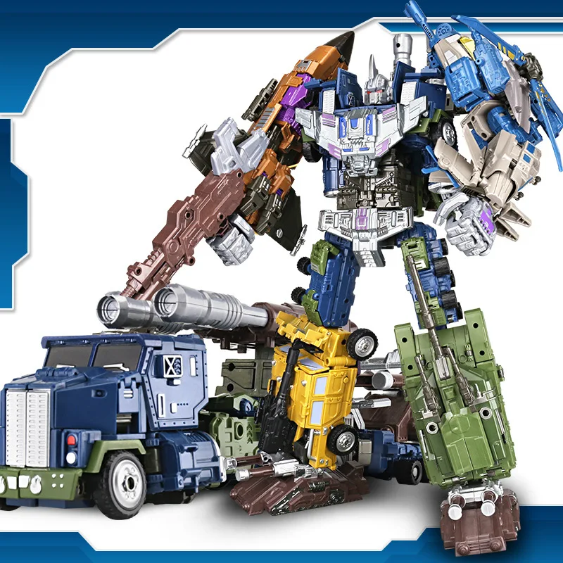 5 в 1 трансформация автомобиля вертолёт самолёт грузовик робот Разрушитель воин