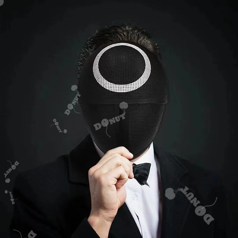 

Южнокорейская игра кальмар маска для лица Lee Jung-jae маска для косплея периферические реквизиты украшения на Хэллоуин