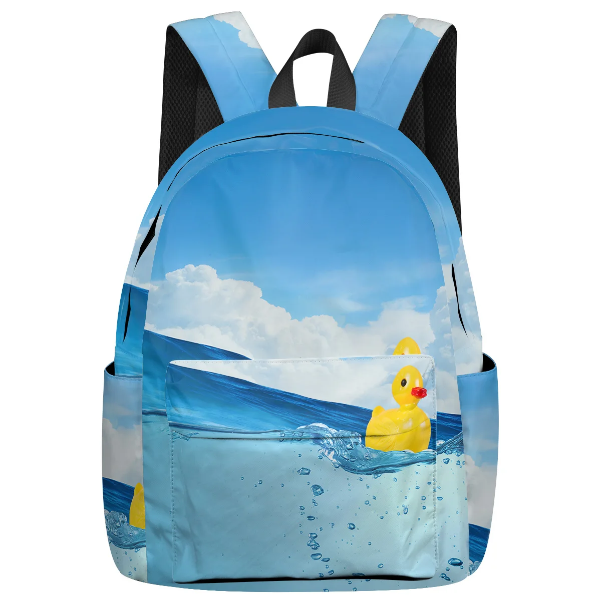 WHEREISART животное мультяшная Резина утка маленькая Желтая рюкзаки ноутбук с Usb