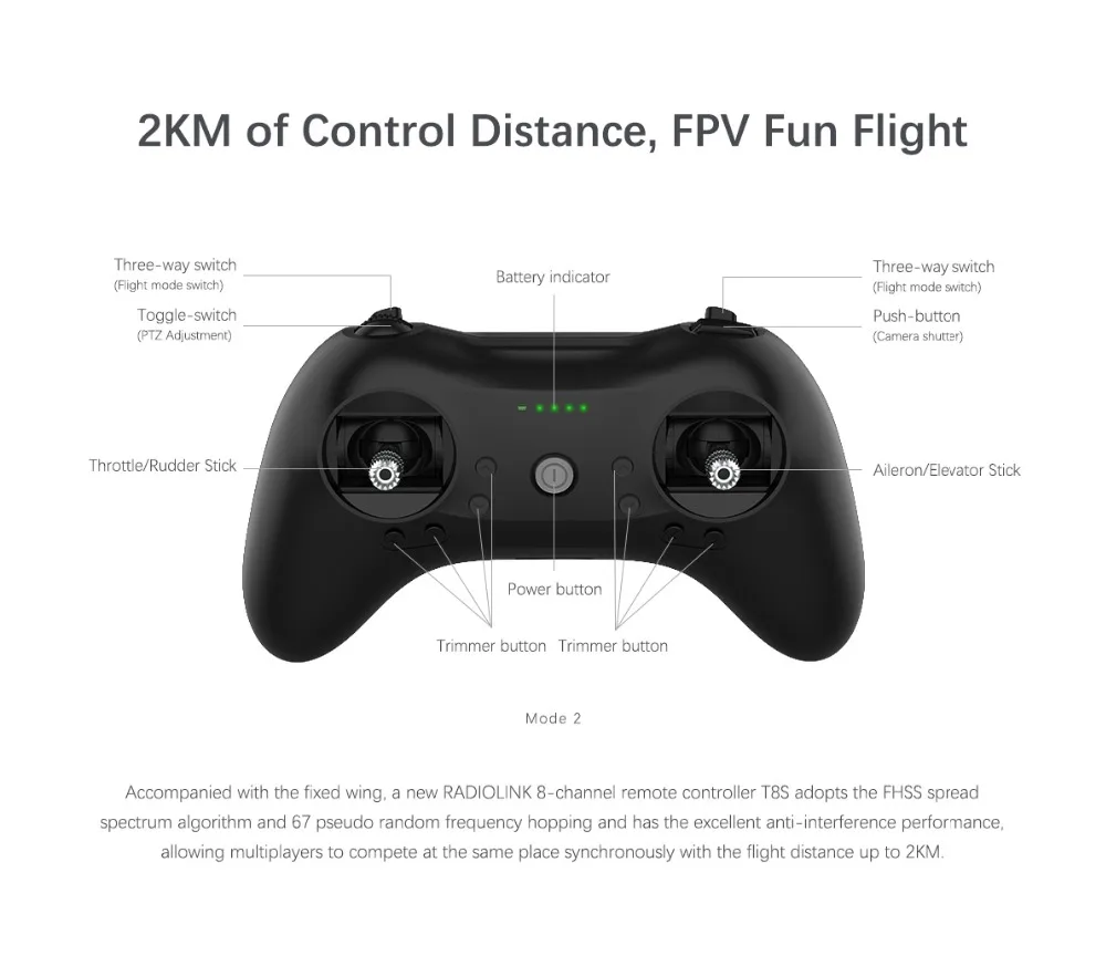 Новый Радиоуправляемый 3d-светильник с фиксированным крыльем ультра-светильник