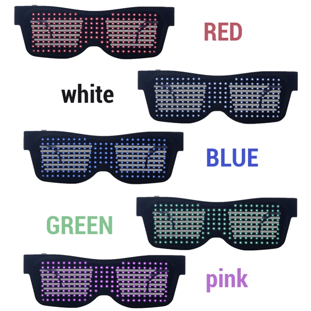 Светодиодные очки с Bluetooth|Сверкающие товары для вечеринки| |