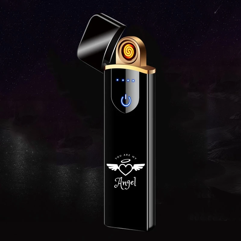 Usb плазменная зажигалка сенсорная Индукционная ветрозащитная электрическая