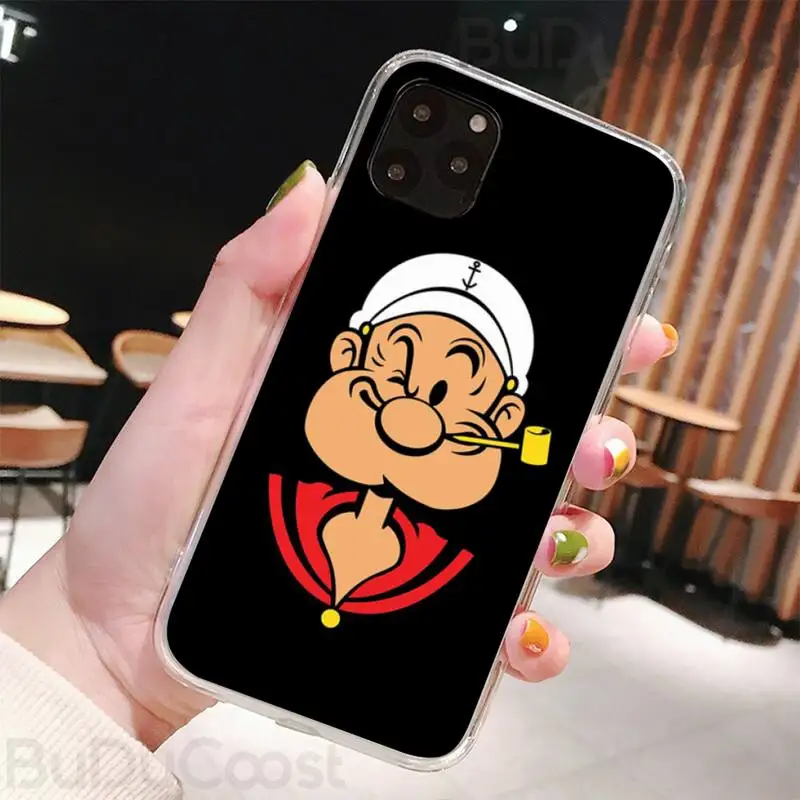 Popeye чехол для телефона iphone 5C 5 6 6s plus 7 8 SE X XR XS MAX 11 Pro Max|Бамперы| |