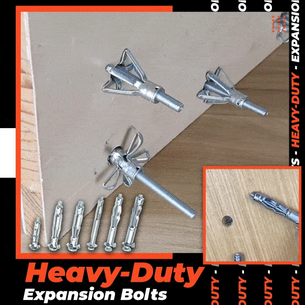 

Heavy Expansion Bolt Set Practical Drywall Anchor with Screws Self Drilling Wall Home Pierced for Gypsum Board Fiberboard