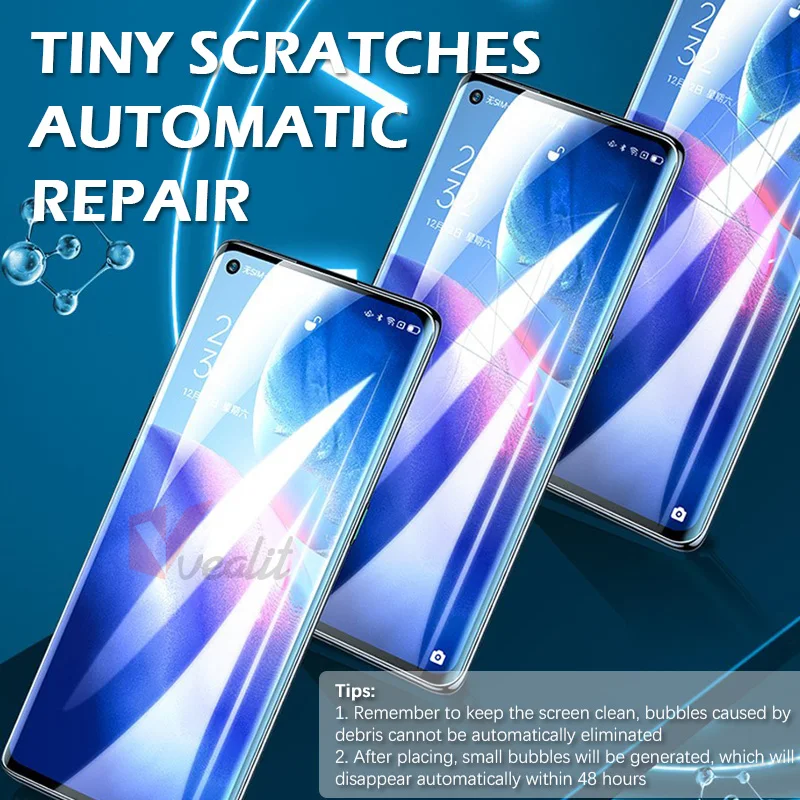 Гидрогелевая пленка для Oppo Find X3 Neo X2 lite Reno 5 3 2 Realme GT 8 7 Pro XT A5 A72 A52 Защитная экрана