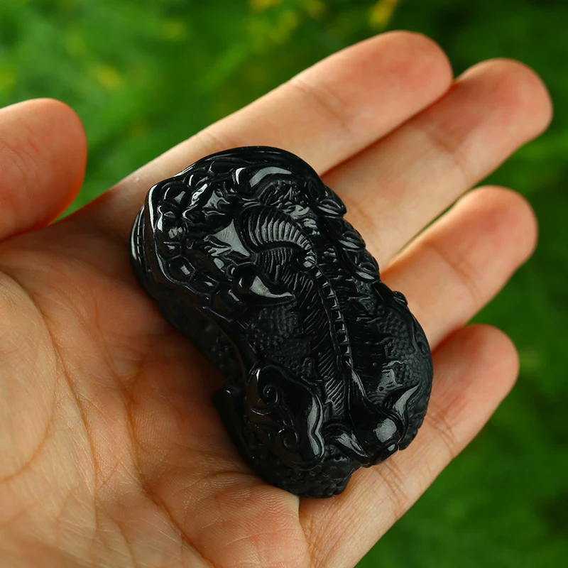 Тонко резное Нефритовое ожерелье из Нефритового нефрита типографская краска