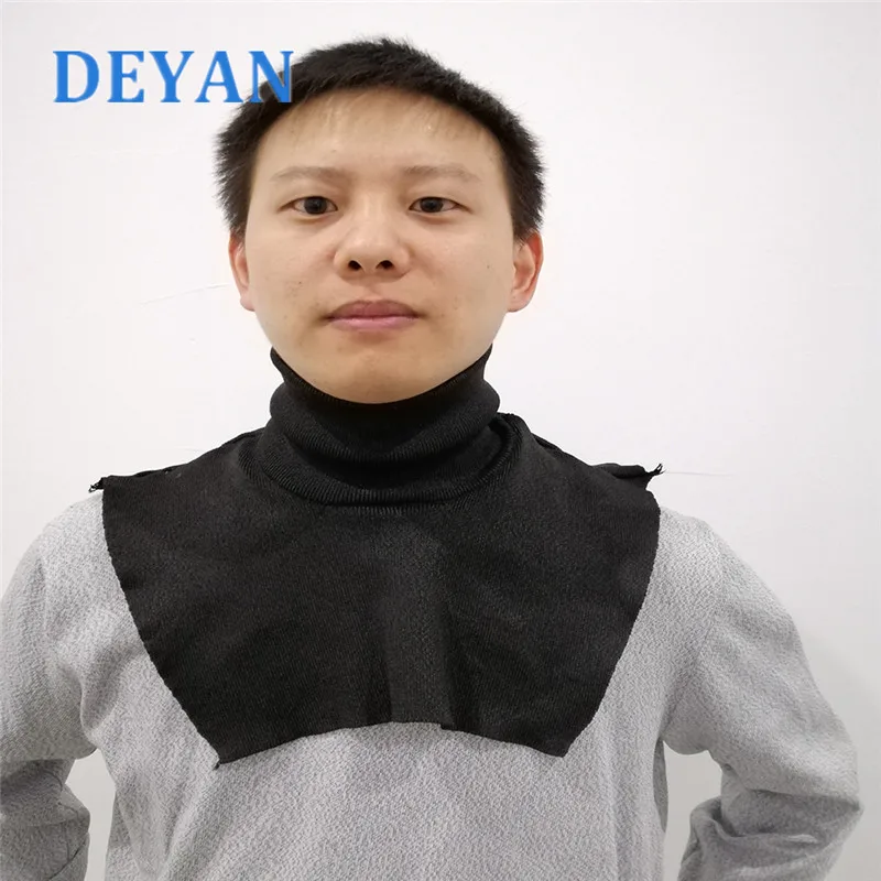 Тактический Защитный чехол для шеи черный с защитой от ударов | Безопасность и