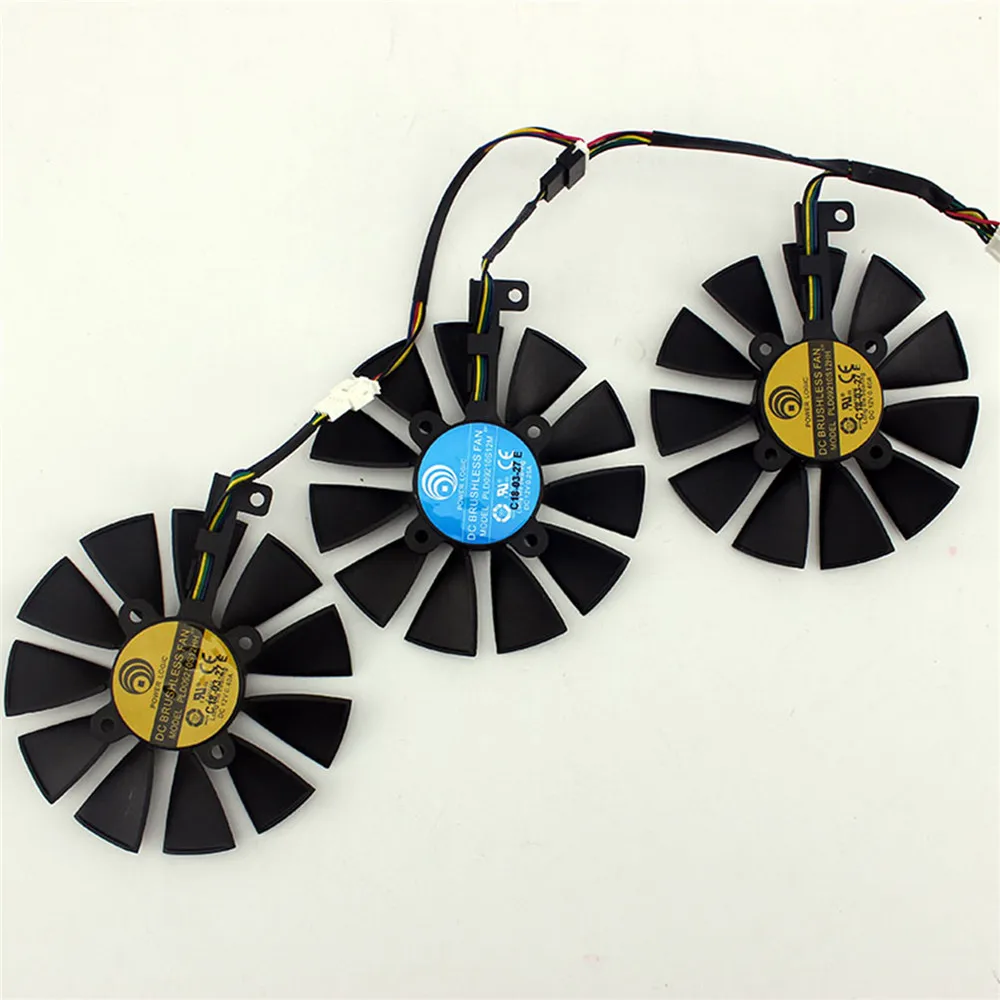 Графический вентилятор PLD09210S12M PLD09210S12HH охлаждающий GPU VGA для ASUS ROG STRIX GTX 1080TI 1060 1070 1080