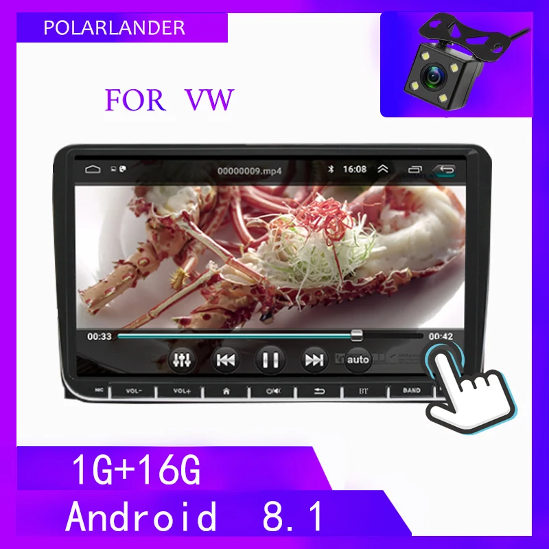 Автомобильный мультимедийный плеер 2DIN Canbus для VW Polo Volkswagen Passat Авторадио SKODA GOLF 5