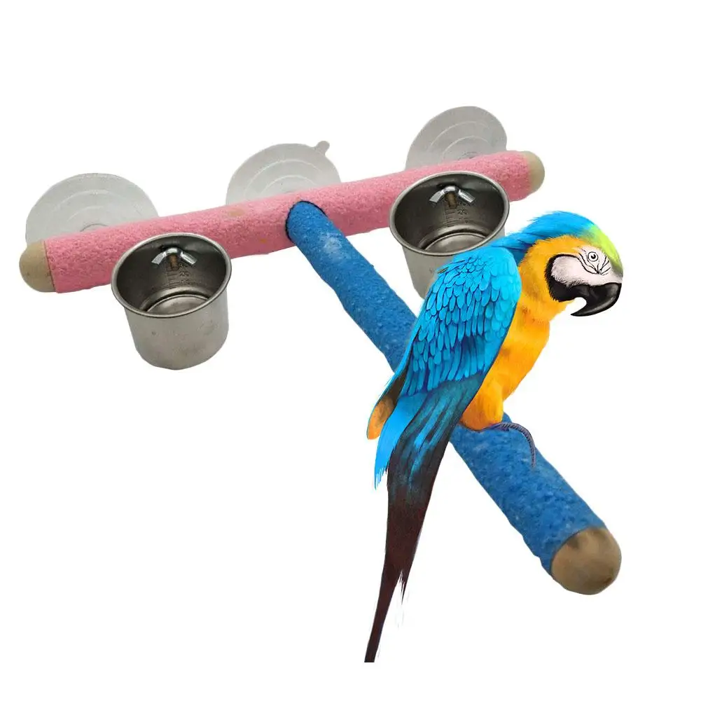 Подставка для душа купания с птицами настенная кормушка домашних животных