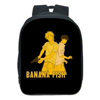 banana fish japanese anime boys girls backpack kids teens school bags bookbag cartoon travel casual mochilas support custom
