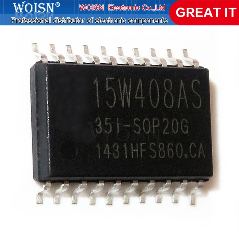 1 шт./лот STC15W408AS-35I-SOP20 STC15W408AS-35I STC15W408AS лапками углублением SOP-20 в наличии - купить по