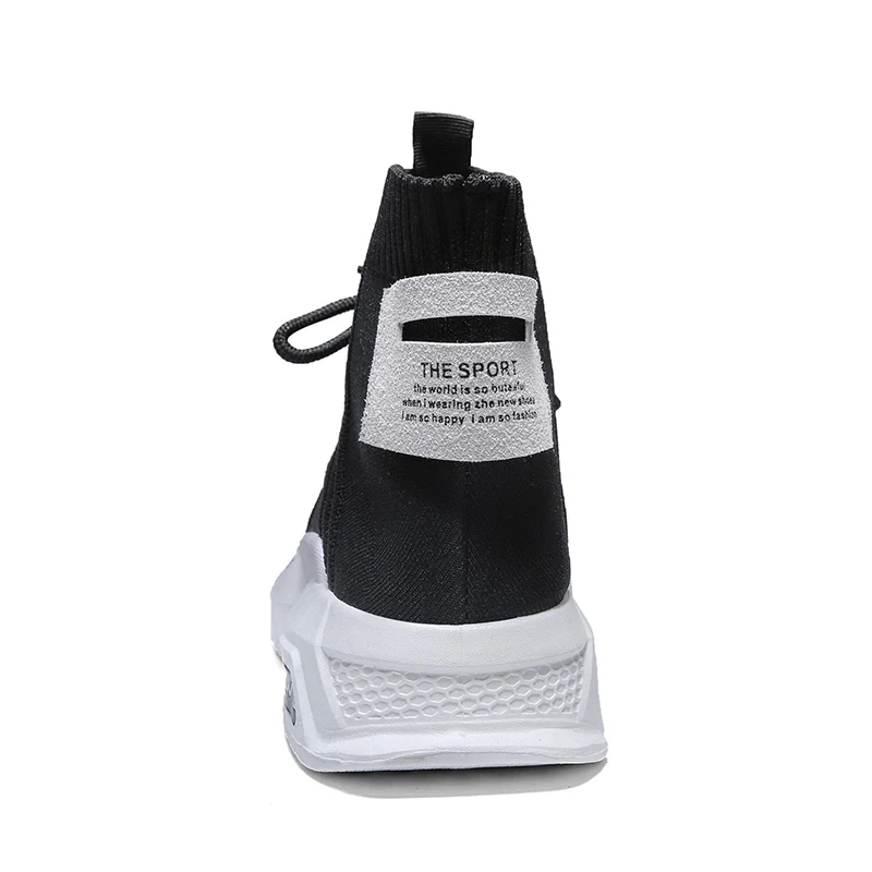 Повседневная мужская обувь мягкие летающие ткацкие носки Кроссовки мужские