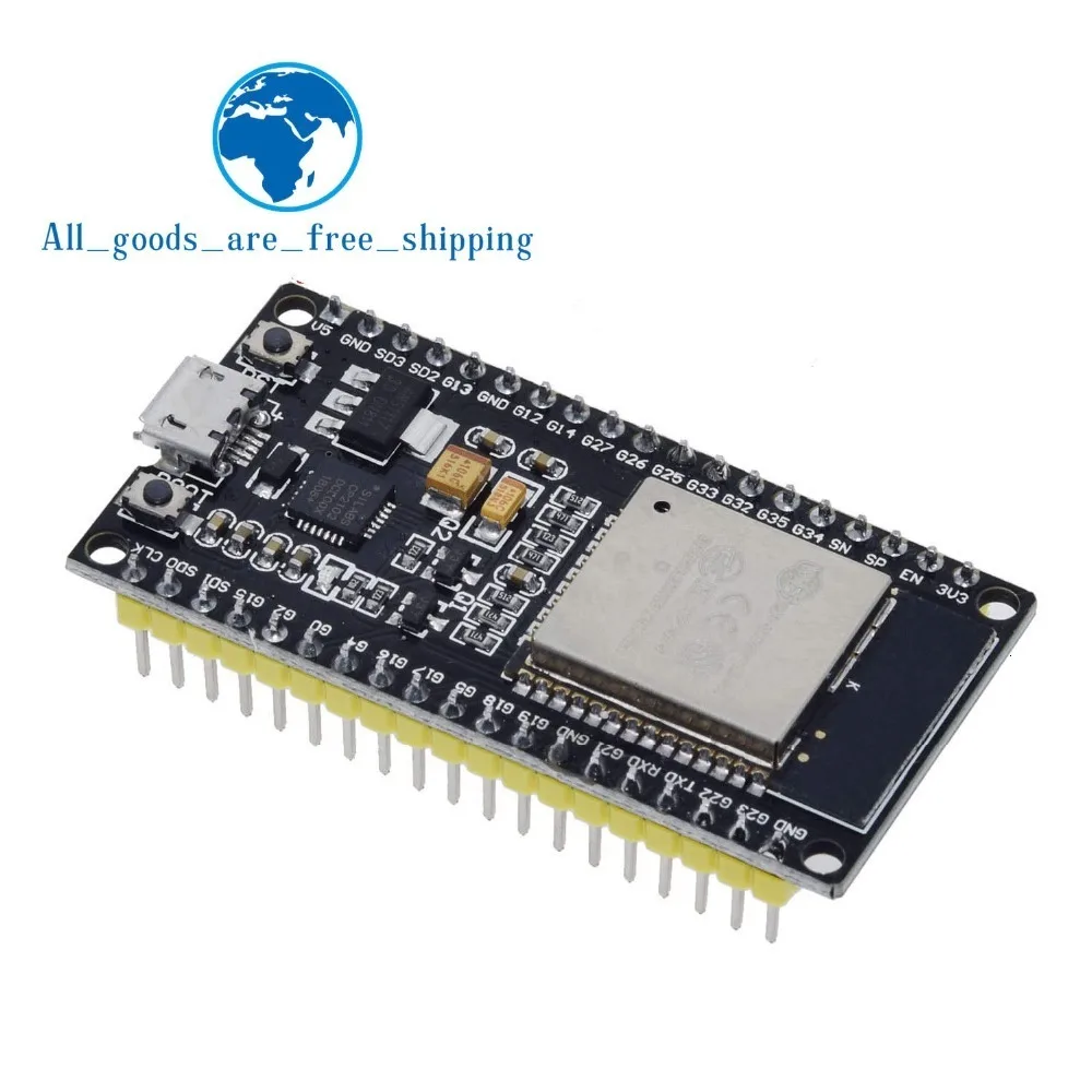 ESP32 ESP-32 ESP32S ESP-32S CP2102 беспроводной WiFi Bluetooth макетная плата Micro USB двухъядерный усилитель мощности фильтрующий модуль