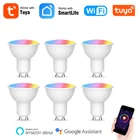 Лампа светодиодная GU10 с поддержкой Wi-Fi, RGB + CW, 4 Вт