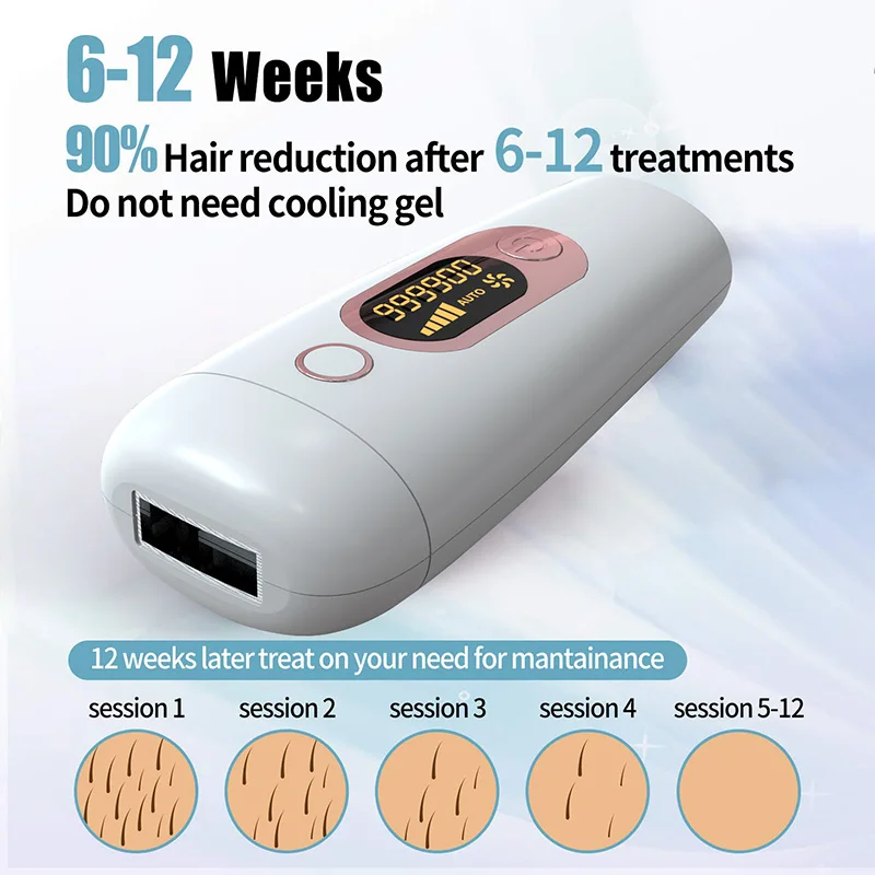Система IPL для удаления волос устройство перманентного с 900000 вспышками домашнего