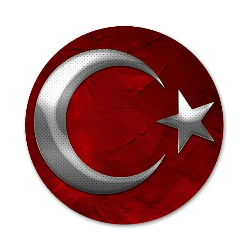 

58mm Turkey Wolf Badge Brooch Pin Accessories For Clothes Backpack Decoration gift