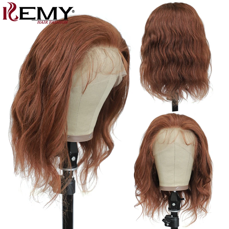 Парики из человеческих волос на сетке спереди 13x4 бразильские волнистые