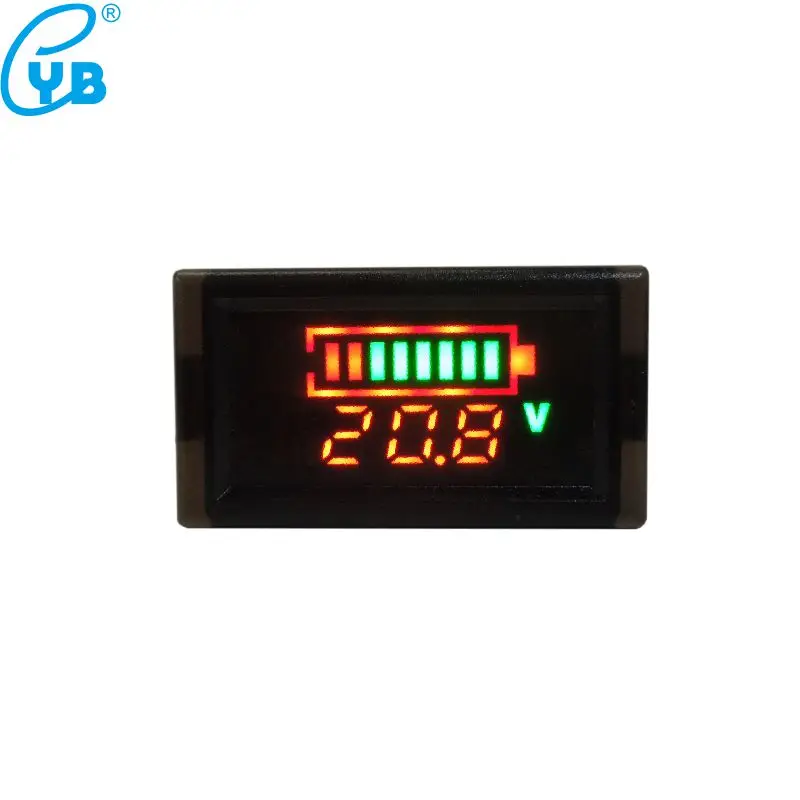 Литиевый аккумулятор емкостью 48 В свинцово кислотная батарея вольтметр с