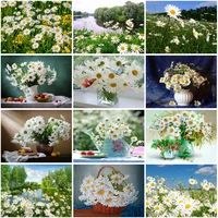 diy chrysanthemum flower 5d diamond painting full round square resin mosaic animal embroidery cross stitch kits home wall gift