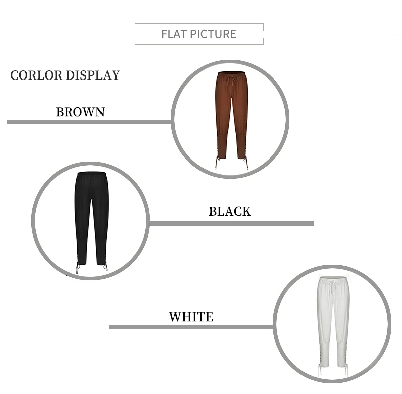 Коричневый хлопок готический для мужчин s брюки мешковатые Slim Fit Модные мужские брюки Хэллоуин пират всадник Косплей взрослых стимпанк Одежда