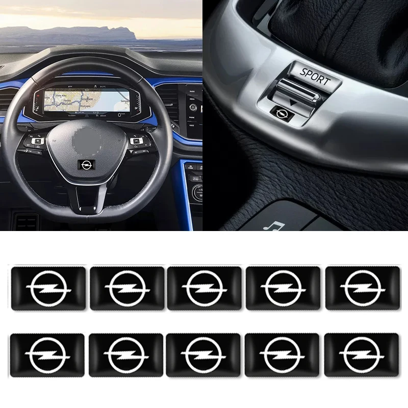 10 шт. автомобильный Стайлинг маленькие декоративные значки ведро для Opel Astra H G J