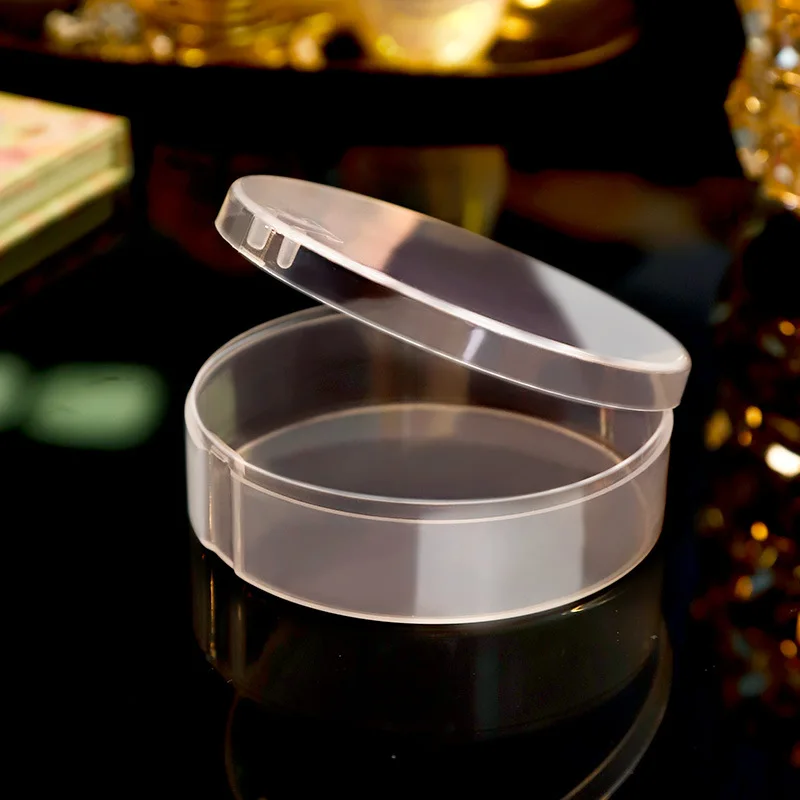 Puff Box Case for CPB Puff Round Transparent Cosmetic Bag Portable Travel Cosmetic Bags  Cosmetic Brush Storage Case