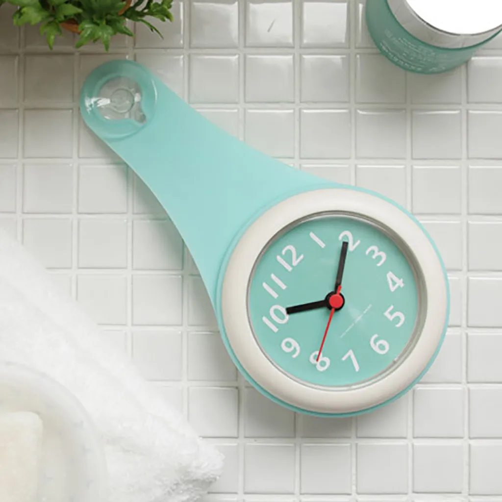 Новинка креативный тип часов водонепроницаемый адсорбционный будильник