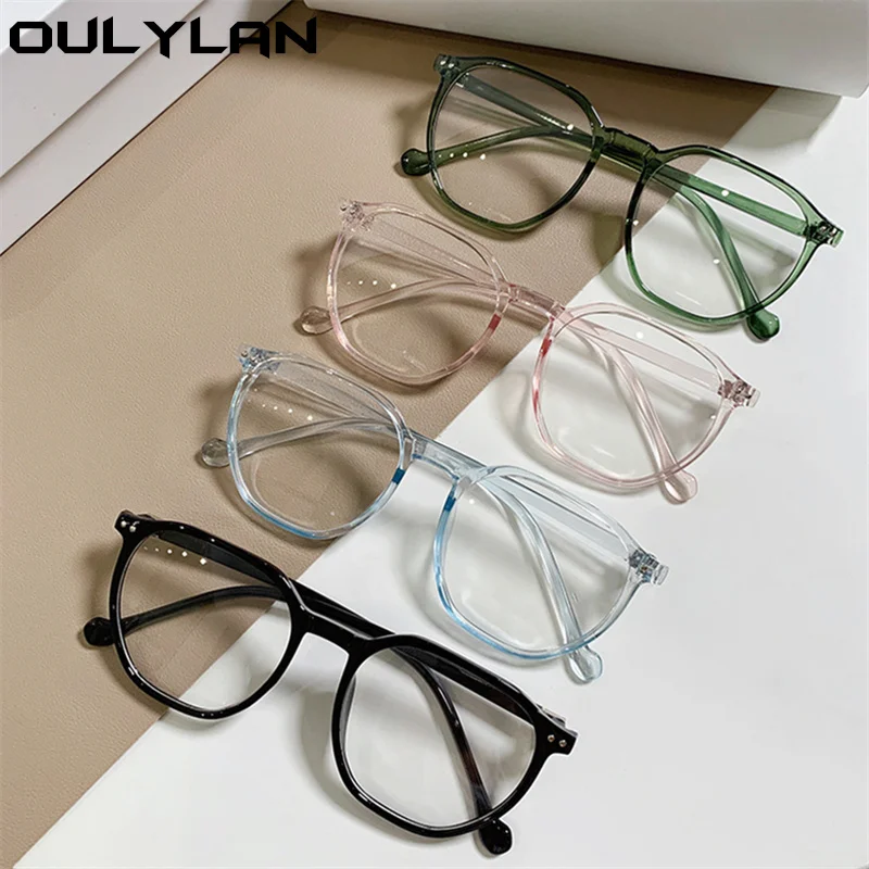 

Oulylan Vintage Finished Myopia Glasses Men Women Computer Nearsighted Eyeglasses Prescription With Degree -1.0 1.5 2.0 To -6.0