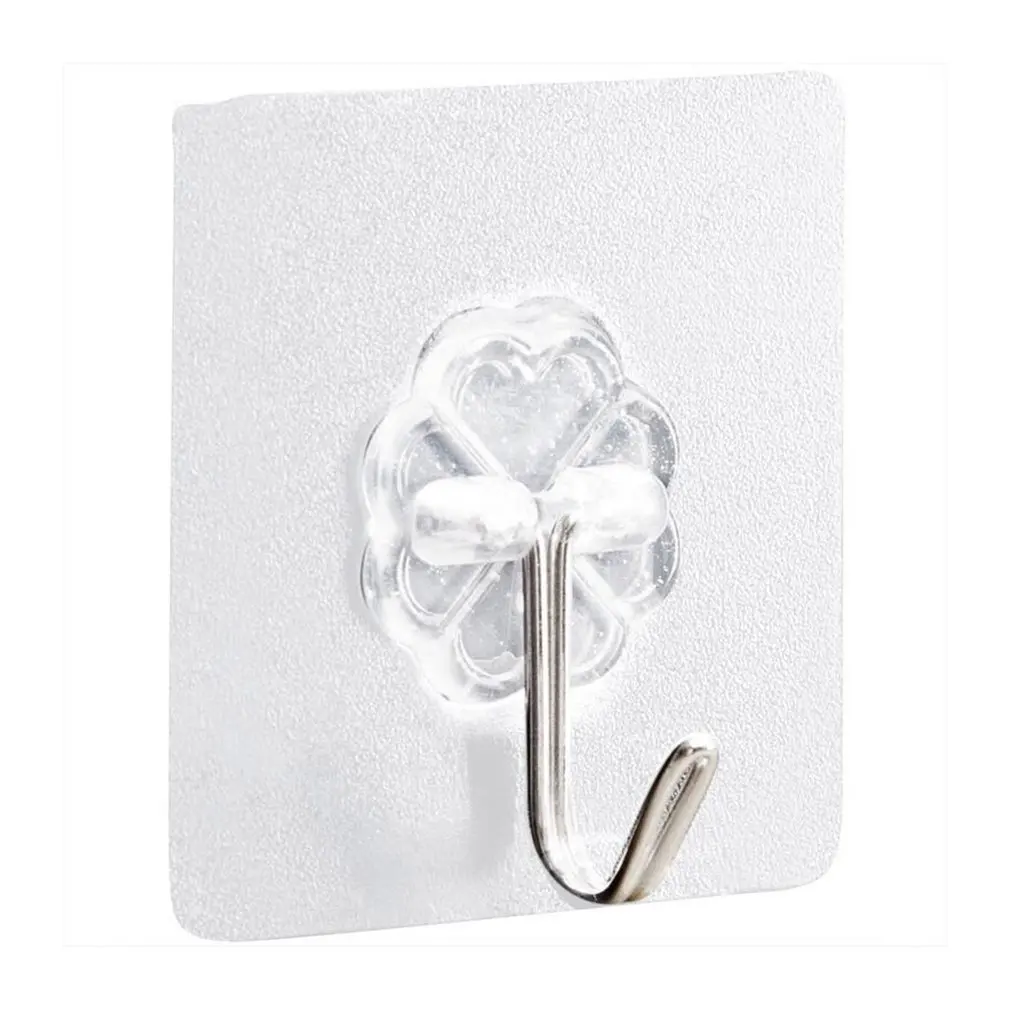 Клейкие крючки настенные крепкие клейкие бесшовное прозрачное для полотенец