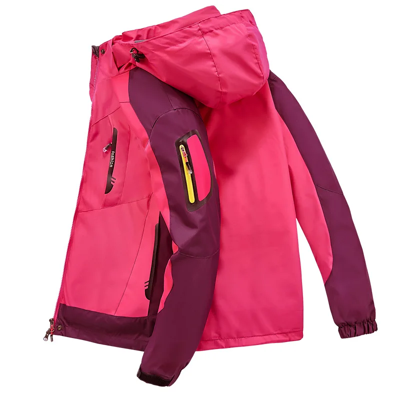 Outdoor Winter Jackets for Men and Women Three-in-one Detachable Plus Velvet Thick Windproof Jacket Mountaineering Clothing